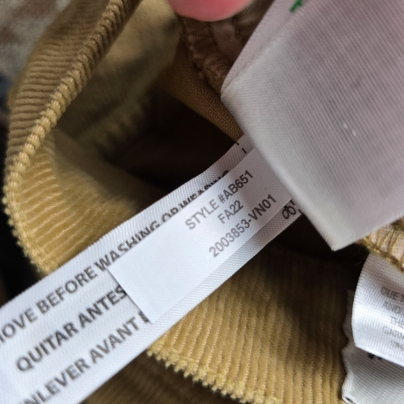 J. Crew Tan Corduroy Garment Dyed Vintage Slim Straight Leg Pants - Picture 7 of 7